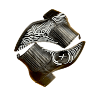 a pair of black and white zebra print boots