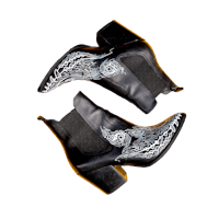 Hand painted Hornbill Punk Heels